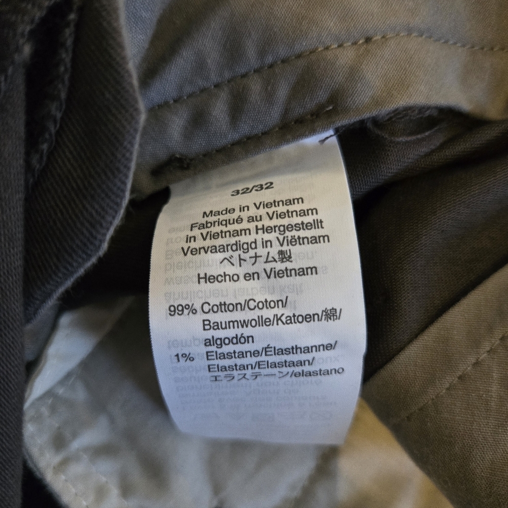 Men's JCrew Slim Flex Pant Gray 32x32 - Picture 3 of 3